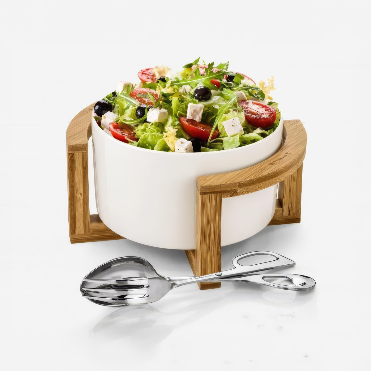 Wilmax Schale 23 cm 3630 ml aus Porzellan, Weiß WL-992749/A