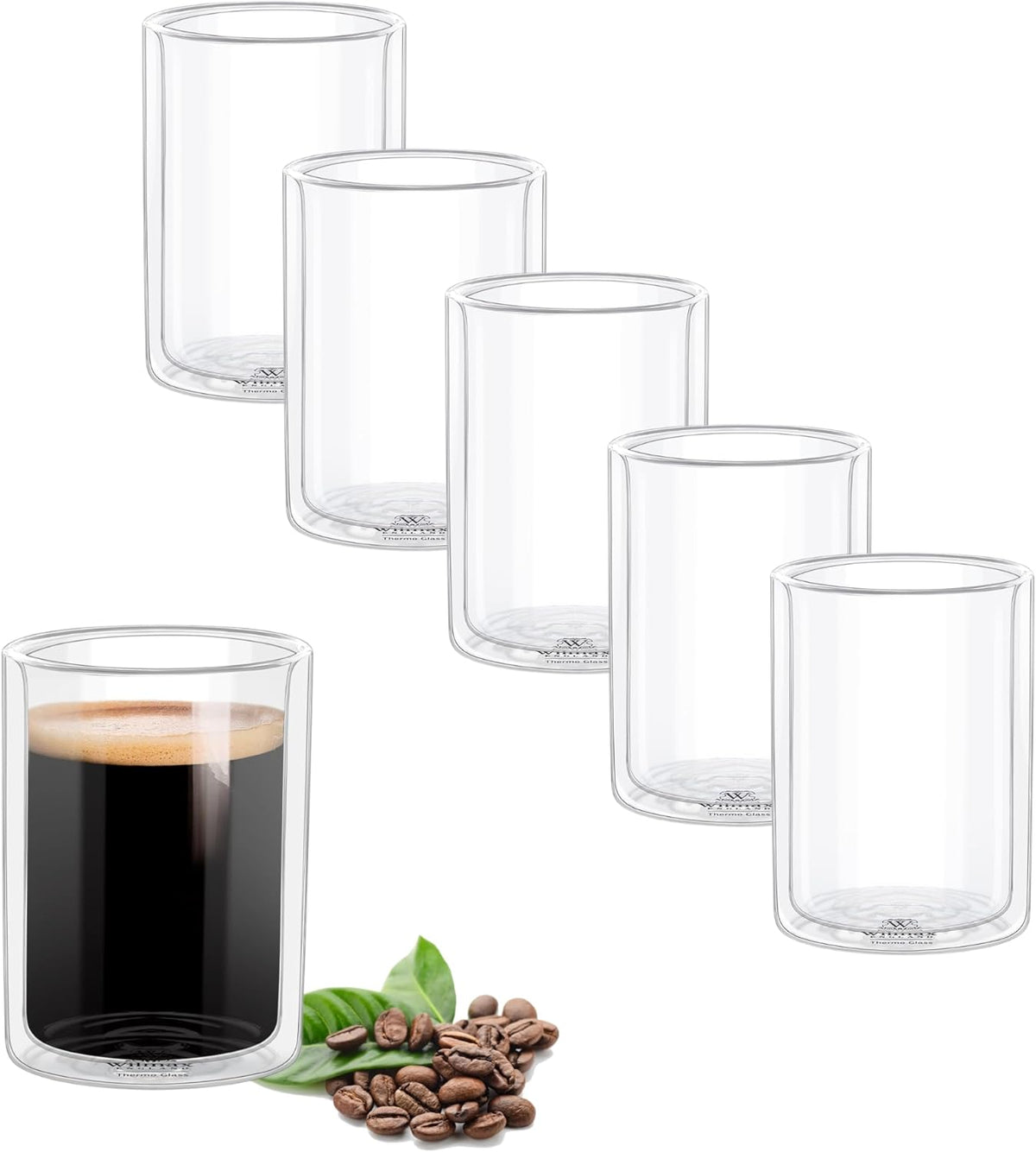 Wilmax Doppelwandiges Thermoglas