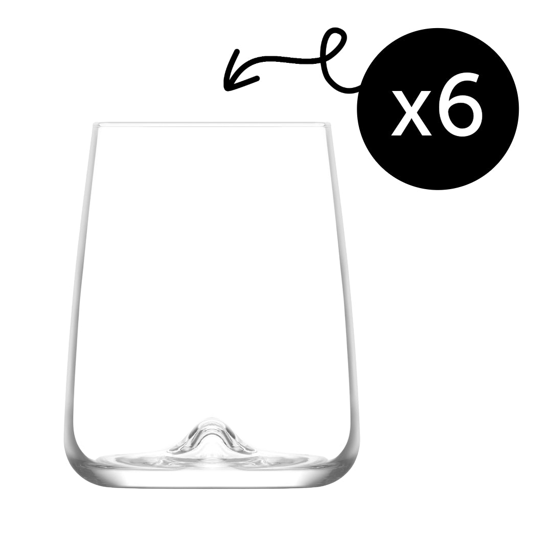 LAV Terra Weingläser - 475 ml (16 1/4 oz), 6er Set