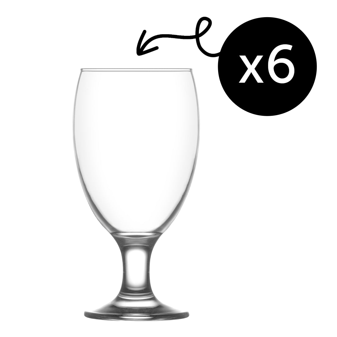 LAV Empire Biergläser - 590 ml (20 oz), 6er Set